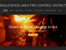 Tablet Screenshot of englewood-fire.com